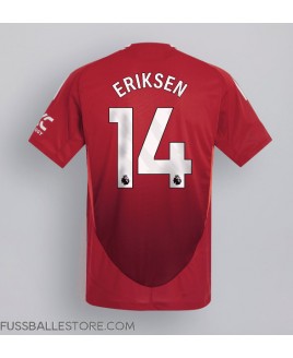 Günstige Manchester United Christian Eriksen #14 Heimtrikot 2024-25 Kurzarm